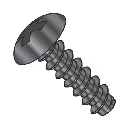 Usa Industrials Self-Drilling Screw, #10-16 x 1", Black Oxide Steel Truss Head Phillips Drive BULK-SCRW-14551